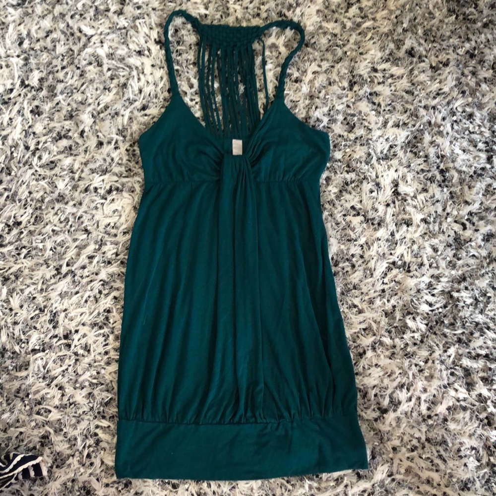Teal tank top